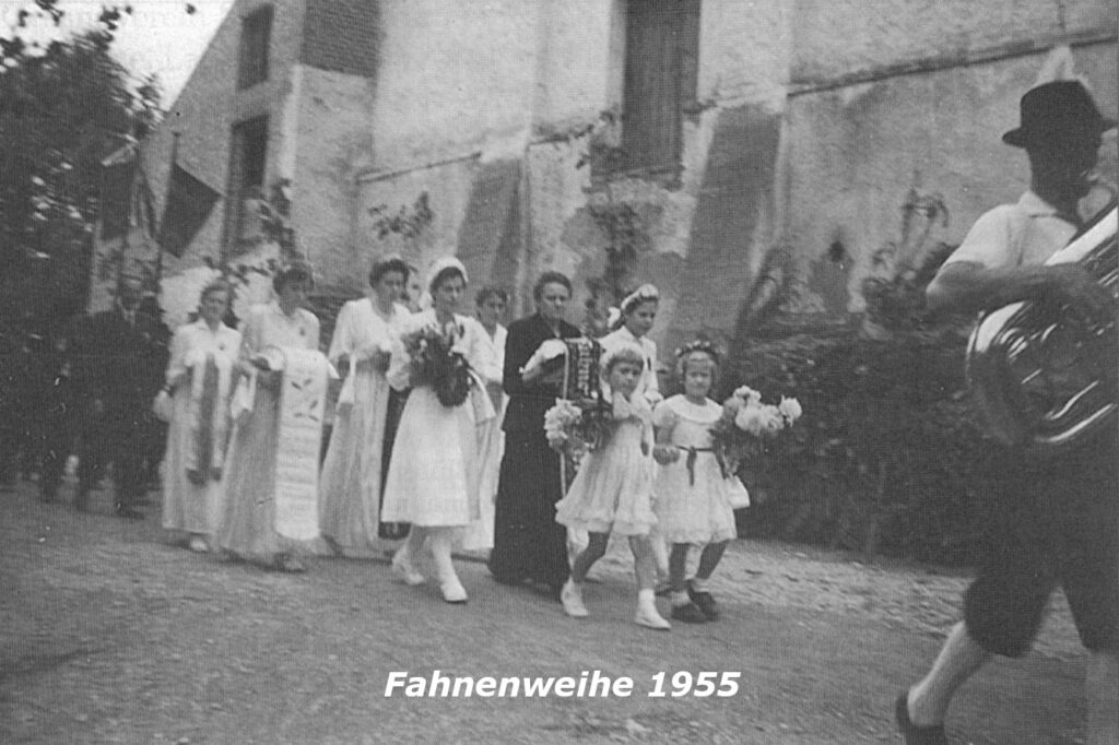 Fahnenweihe 1955