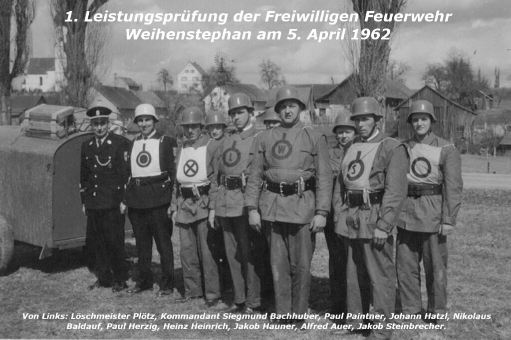 erste Leistungsprüfung FFW Weihenstephan